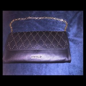Vera Bradley Micro-Stud Harper Clutch Black NWT